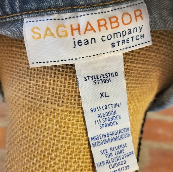 Sag Harbor Xlarge denim jacket - Picture 5 of 5